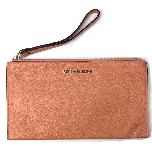 Michael Kors Jet Set  Wristlet Wallet 38S9XTTC3L Hibiscus Purse Clutch Leather - Picture 2 of 12